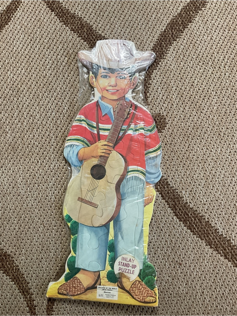 Vintage children’s of the world Mexican boy Stand-Up Puzzle